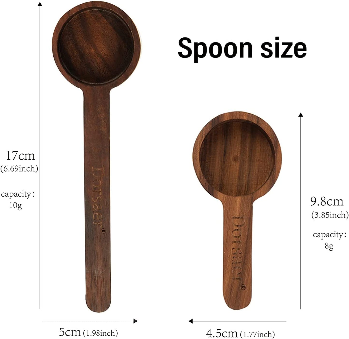 Dorsaer Black Walnut Wooden Scoop