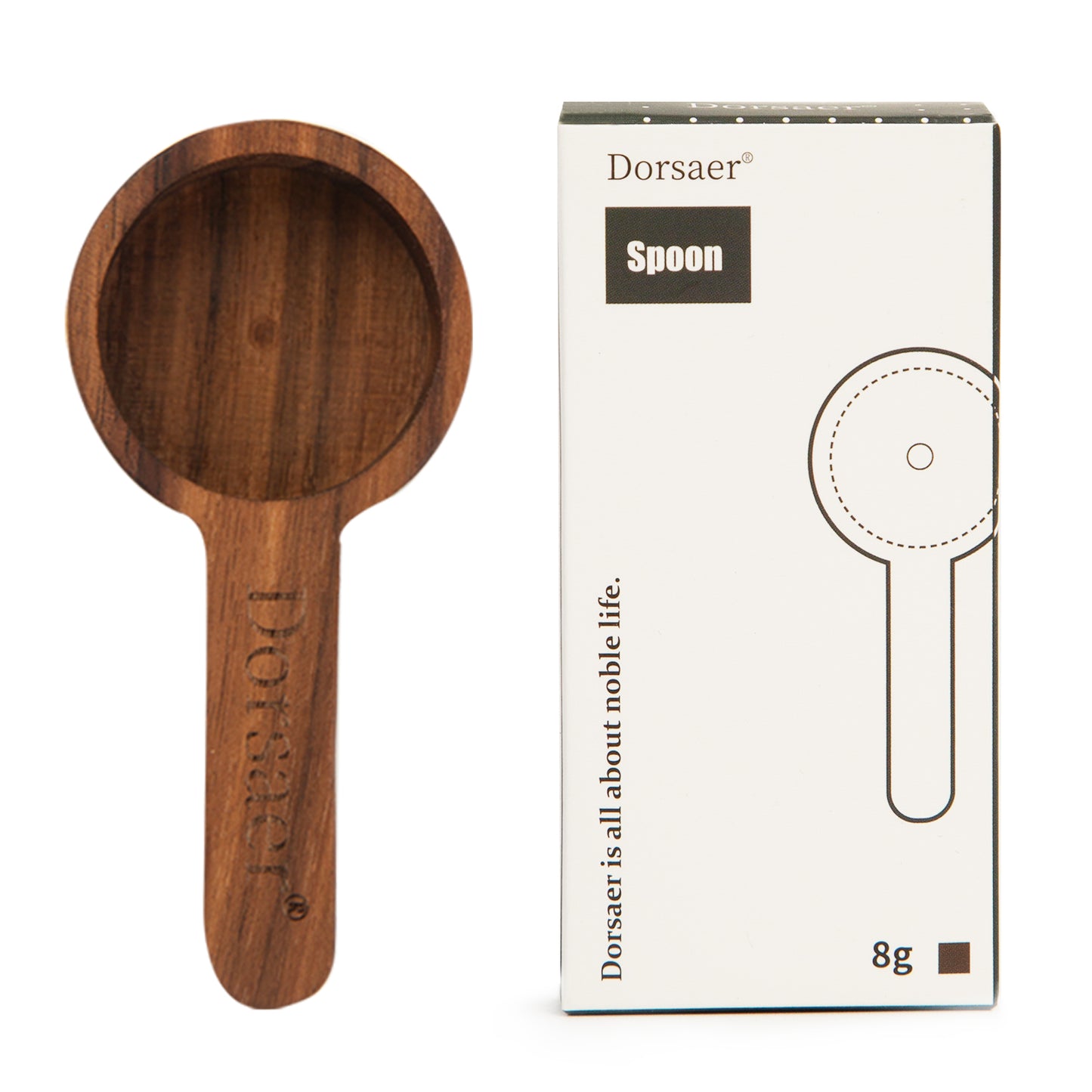 Dorsaer Black Walnut Wooden Scoop